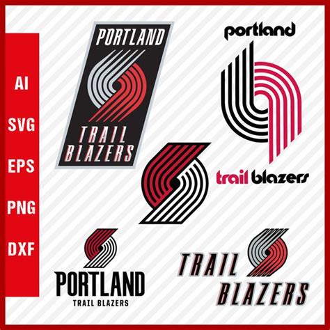 Portland Trail Blazers Logo Svg Trail Blazers Svg Cut Files Inspire