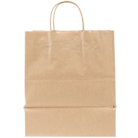 Duro Bistro Natural Kraft Paper Shopping Bag With Handles