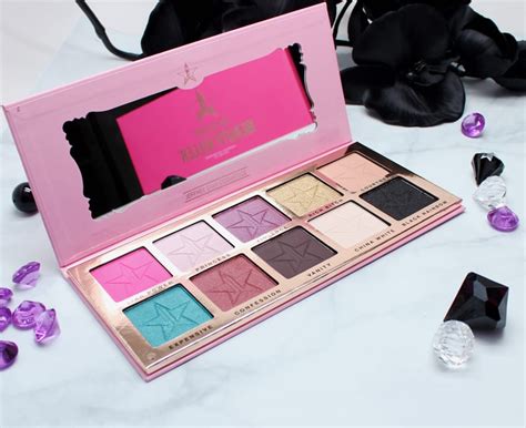 jeffree star beauty killer palette review video swatches on pale skin