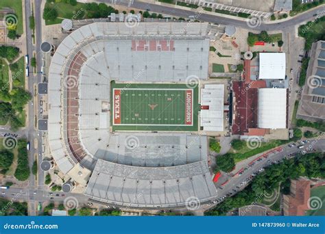Aerial Views Of Darrell K Royal Texas Memorial Stadium On The Campus Of