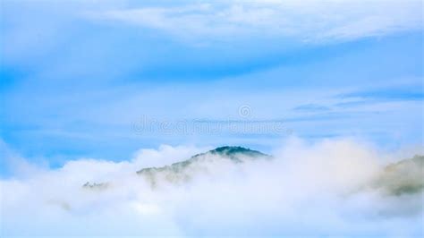 Fog On Mountain After Rain In Phrae Northen Thailand Stock Photo