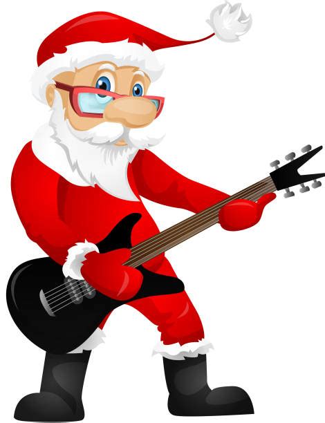 Best Santa Guitar Illustrations Royalty Free Vector Graphics And Clip