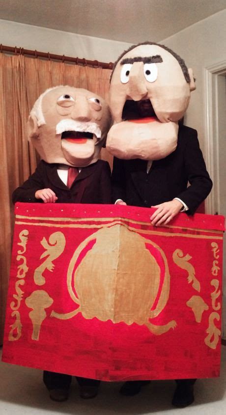 Statler And Waldorf From The Muppets Cosplay Halloween Costumes Diy