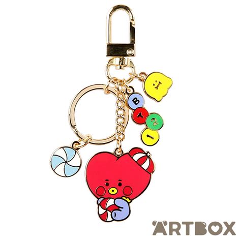 Buy Line Friends Bt21 Baby Tata Jelly Candy Enamel Keychain At Artbox