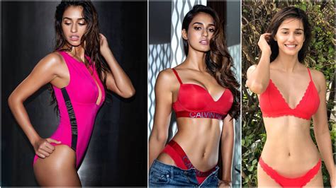 Disha Patani Boosts The Temperature In This Red Bikini From The Sets Of Malang