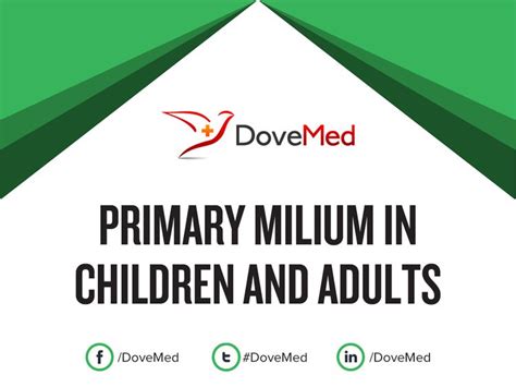 Primary Milia In Children And Adults