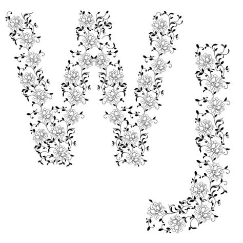 Hand Drawing Ornamental Alphabet Letter Ef — Stock Vector © Aarrows