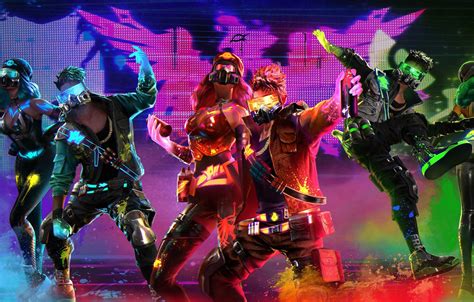 Free fire em png para download: Wallpaper people, neon, Garena Free Fire images for ...