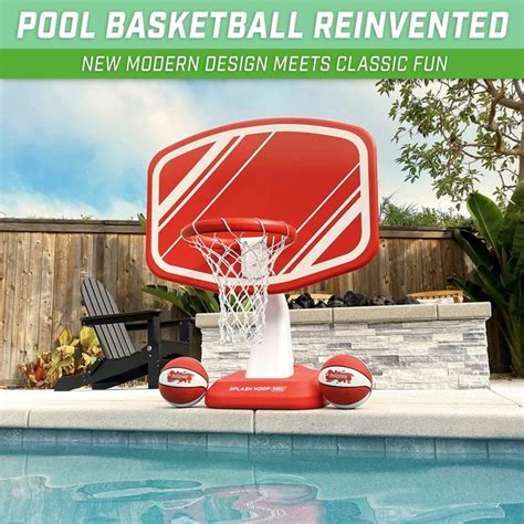 Gosports Splash Hoop Pro Swimming Pool Basketball Game Includes