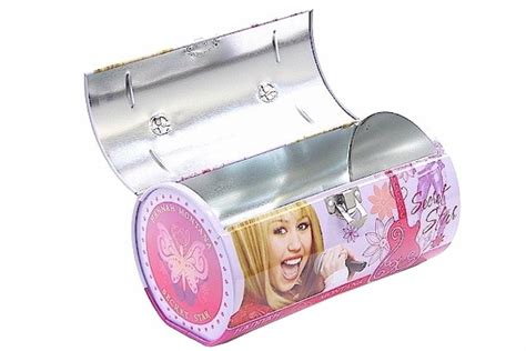 Disney S Hannah Montana Lavender Pink Secret Star Tin Lunch Box