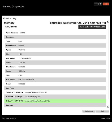 Quick test enables you to test standard web objects and activex controls. Lenovo Memory Quick Test Download