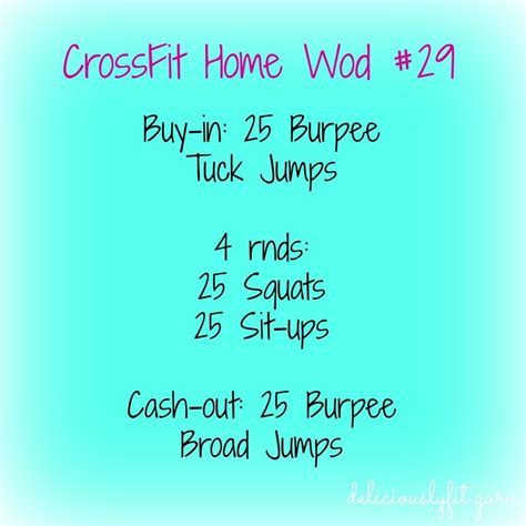 Crossfit Home Wod 29 Deliciously Fit Crossfit Workouts At Home