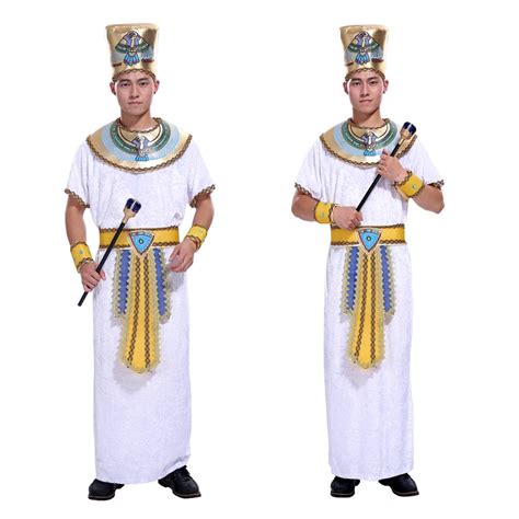 Halloween Costume Adult Male Stage Performance Clothing Cos Egyptian King Pharaoh King Costume