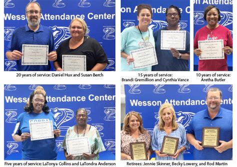 Wesson Attendance Center 2022 End Of School Year Recognition The