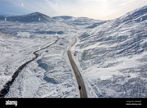 The Snowroads Scenic Route A82 Glenshee Scotland Uk Stock Photo Alamy