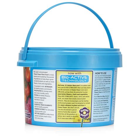 Maybe you would like to learn more about one of these? Richard Jackson's 2.4kg Flower Power Plant Food with Bio ...
