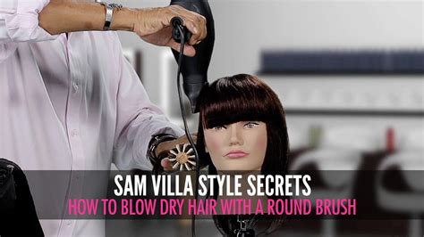 This content is imported from youtube. How To Blow Dry Hair With Your Round Brush - Blow Drying ...