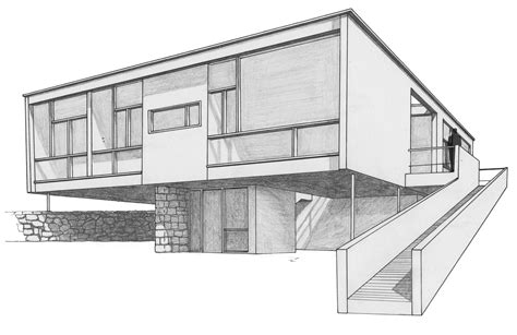 Perspec Architecture Design Concept Perspective Drawing Architecture