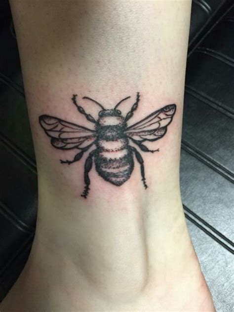 Bumblebee Tattoo Bumble Bee Tattoo Inspirational Tattoos Ankle Tattoo