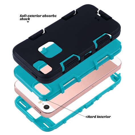 Heavy Duty Rugged Shockproof Protective Case Cover For Apple Iphone 5
