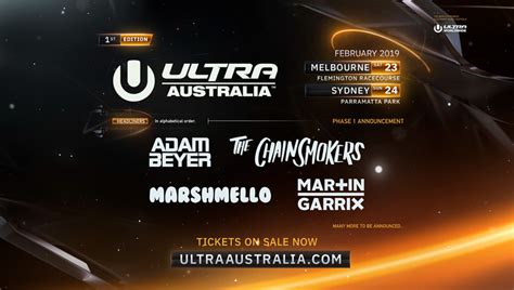 Ultra Australia 2019 Drops News Of Phase One Lineup And Expansion