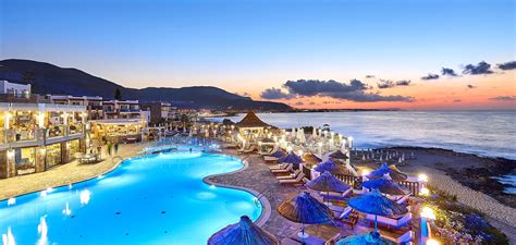 Alexander Beach Hotel And Village 5 Star Resort Malia Hotel In Crete