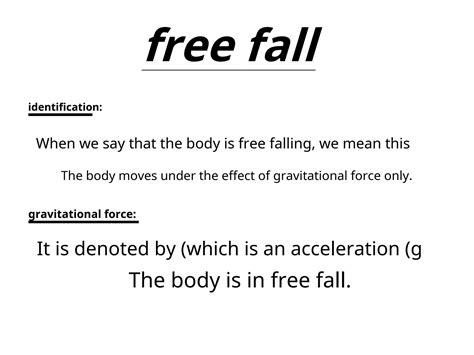 Solution Physics Free Fall Laws Formula Definition Solved Examples