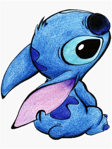 Cute Stitch Sticker By Pascalinak Disney Drawings Sketches Cute