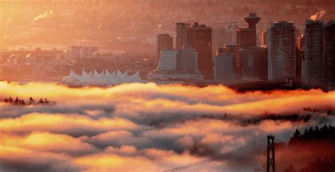 This Mornings Foggy Skies In Vancouver Were A Dazzling Sight Videos