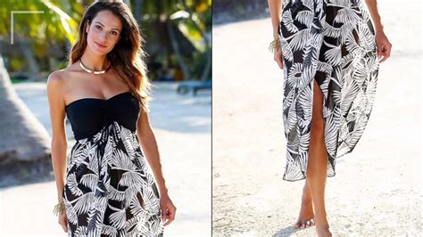 Strapless Beach Dress Toni Crystal Youtube