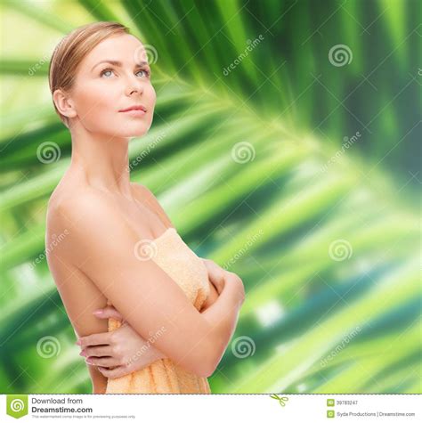 Beautiful Woman In Towel Stock Image Image Of Body Health