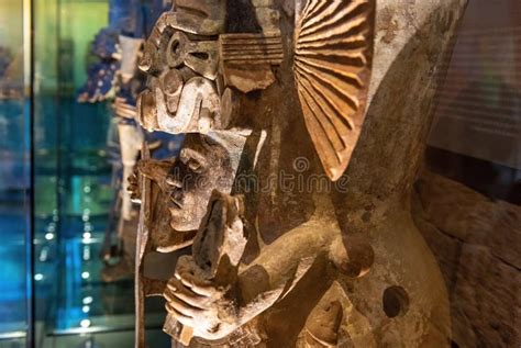 Mayan King Ceramic Sculpture Mexico City Editorial Stock Photo Image