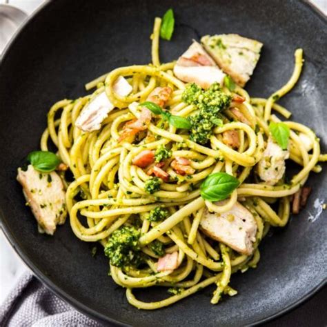 Chicken Basil Pesto Pasta Perfect Easy Dinner Sugar Salt Magic