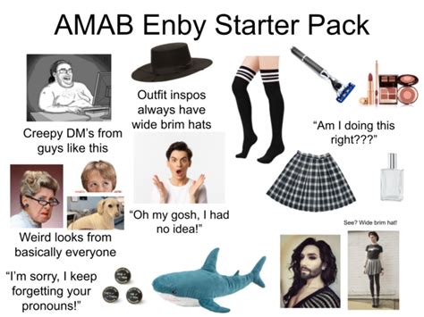 Amab Enby Starter Pack Rstarterpacks Starter Packs Know Your Meme