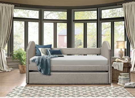 Homelegance Bedroom Daybed With Trundle 4972kit Furniture Plus Inc