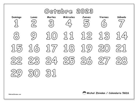 Calendario Octubre Colorear Ds Michel Zbinden Es Vrogue Co