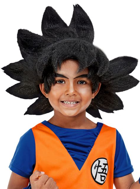 Peluca De Goku Para Niño Dragon Ball Entrega 24h Funidelia