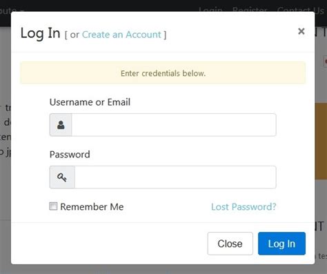 Bootstrap Form In Modal Use Popup In Correct Way