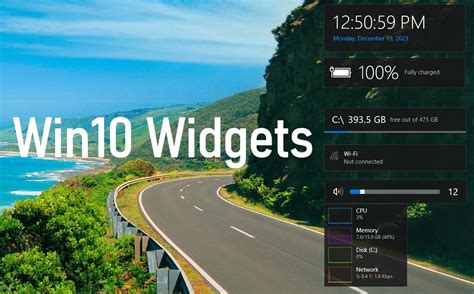 Win10 Widgets V10 Виджеты для Windows 10 скачать