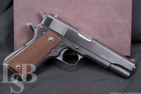 Post War Colt Super 38 Automatic Blue 5″ 1911 Semi Auto Pistol 1947 C