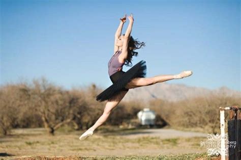 A Ballerina Leaps Into The Air Photoshop Photography Photo Senior Portraits