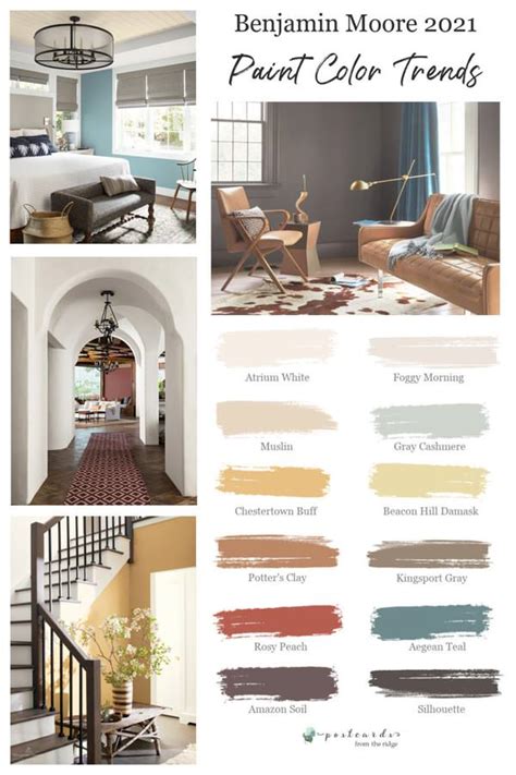 2021 Benjamin Moore Color Of The Year And Color Trends Postcards From