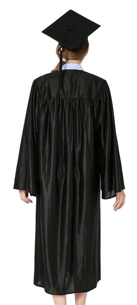 Graduationmall Shiny Graduation Gown Cap Tassel Set 2019 For High