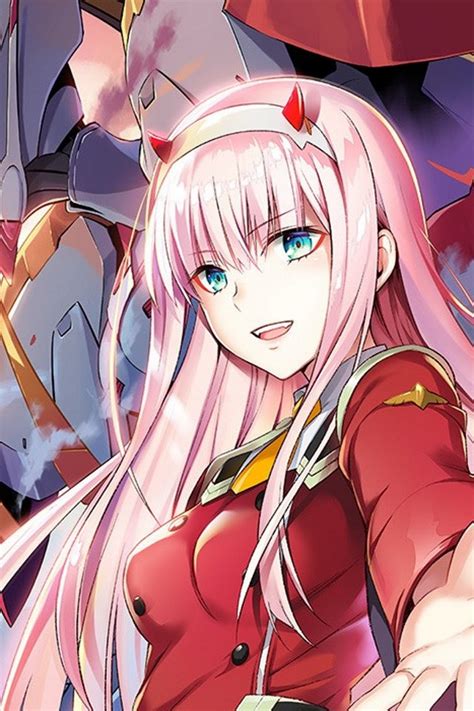 Zero two wallpapers in hd for mobile, tablet, desktop devices. Darling in the Franxx Zero Two.iPhone 4 wallpaper 640×960 - Kawaii Mobile