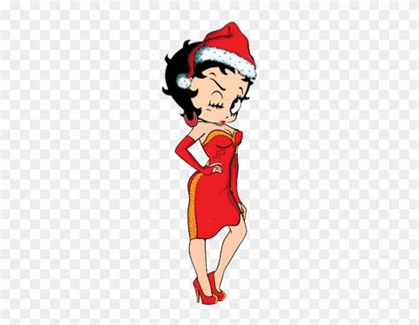 Betty Boop Cartoon Art Merry Christmas Clip Art Betty Boop Free