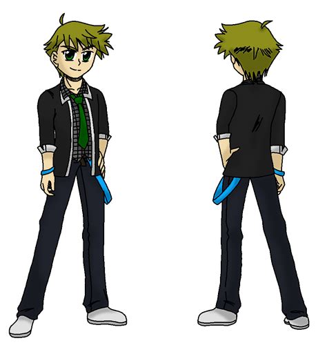 Anime Boy Front And Back Reference By Hdb Arts On Deviantart