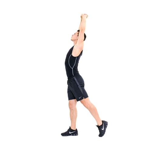 Stretch Standing Overhead Arm By Saranyapong T Exercise How To