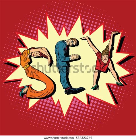 Sex Letters Business People Pop Art Stock Illustration 534323749 Shutterstock