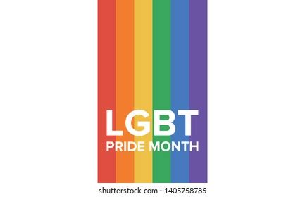 Lgbt Pride Month June Lesbian Gay Stock Vector Royalty Free Shutterstock