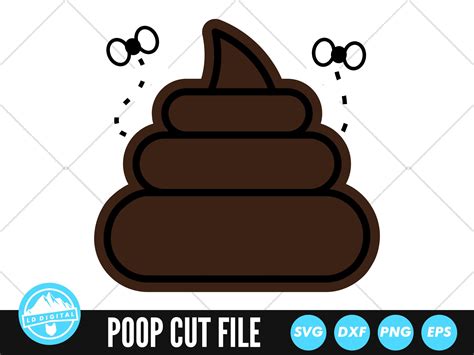 Poop Svg Files Poo Emoji Cut Files Poop Emoji Vector Files Etsy